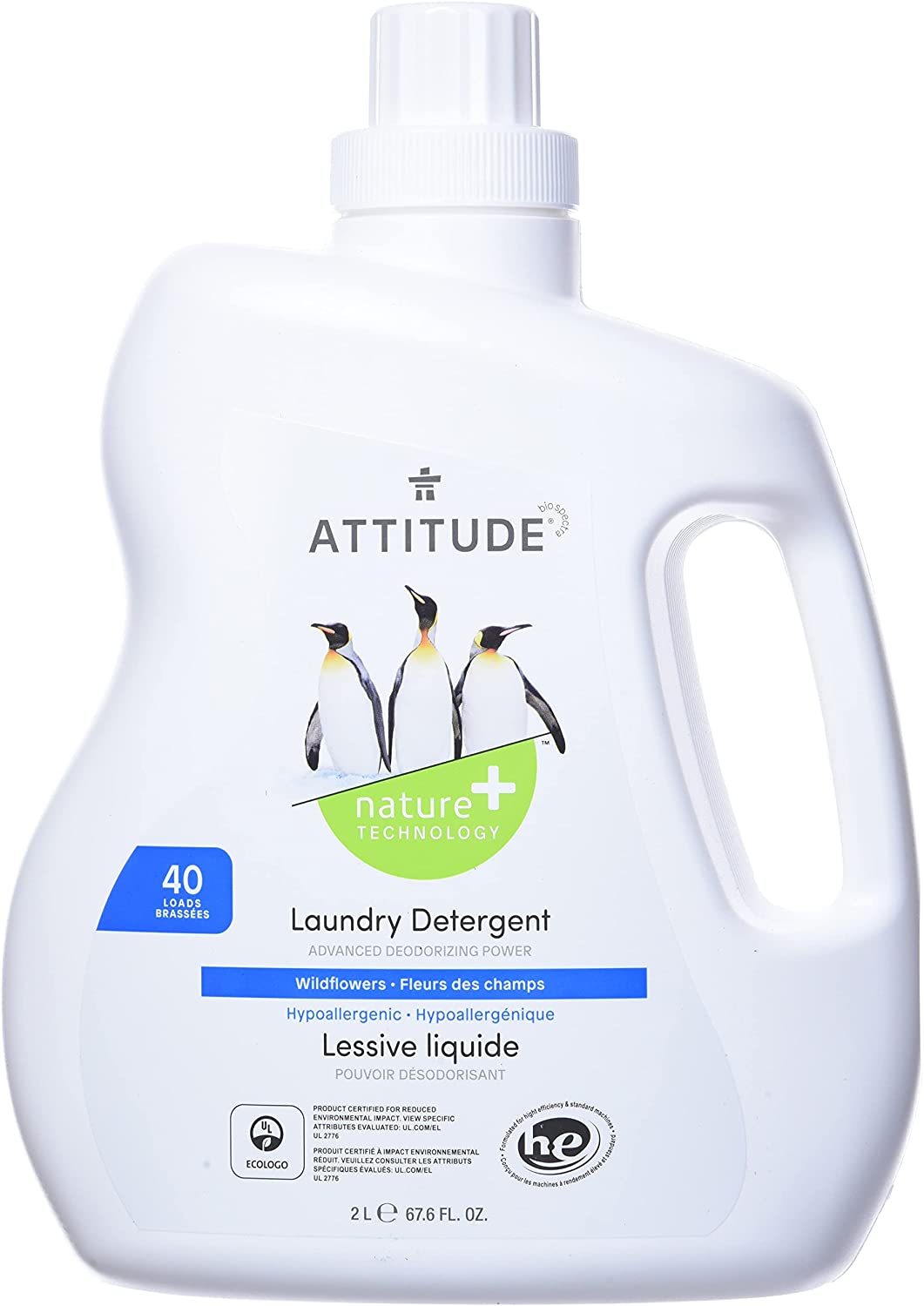 ATTITUDE Laundry Detergent Wildflowers 2L- PURITY LIFE-The Health Store- Default Title