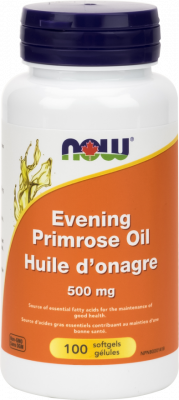 NOW Evening Primrose Oil 500mg 100 Soft Gels- PURE SOURCE-The Health Store- Default Title