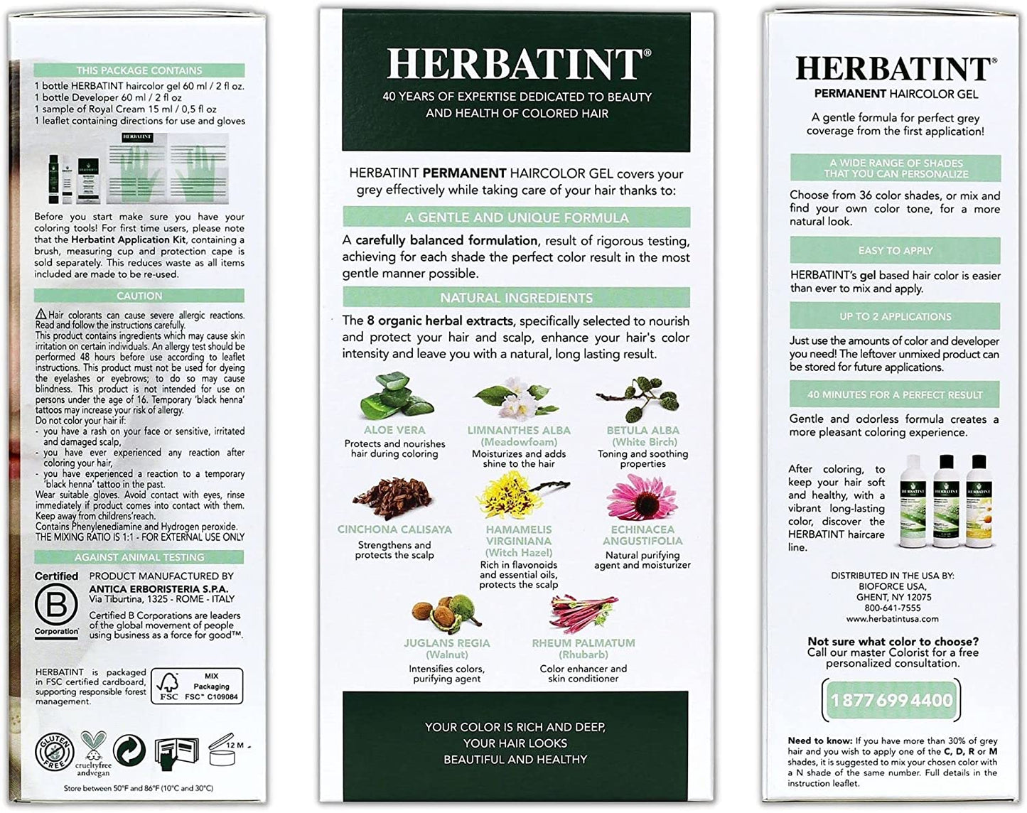 Herbatint Hair Dye 8N Light Blonde 135mL- BIO FORCE-The Health Store- Default Title
