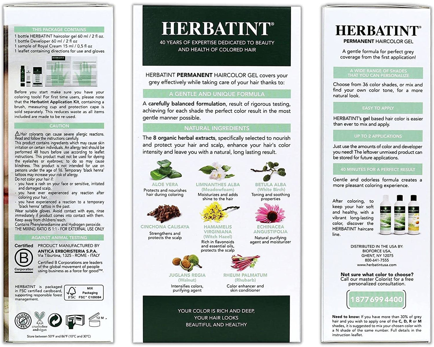 Herbatint HAIR Dye 9N Honey Blonde 135mL- BIO FORCE-The Health Store- Default Title