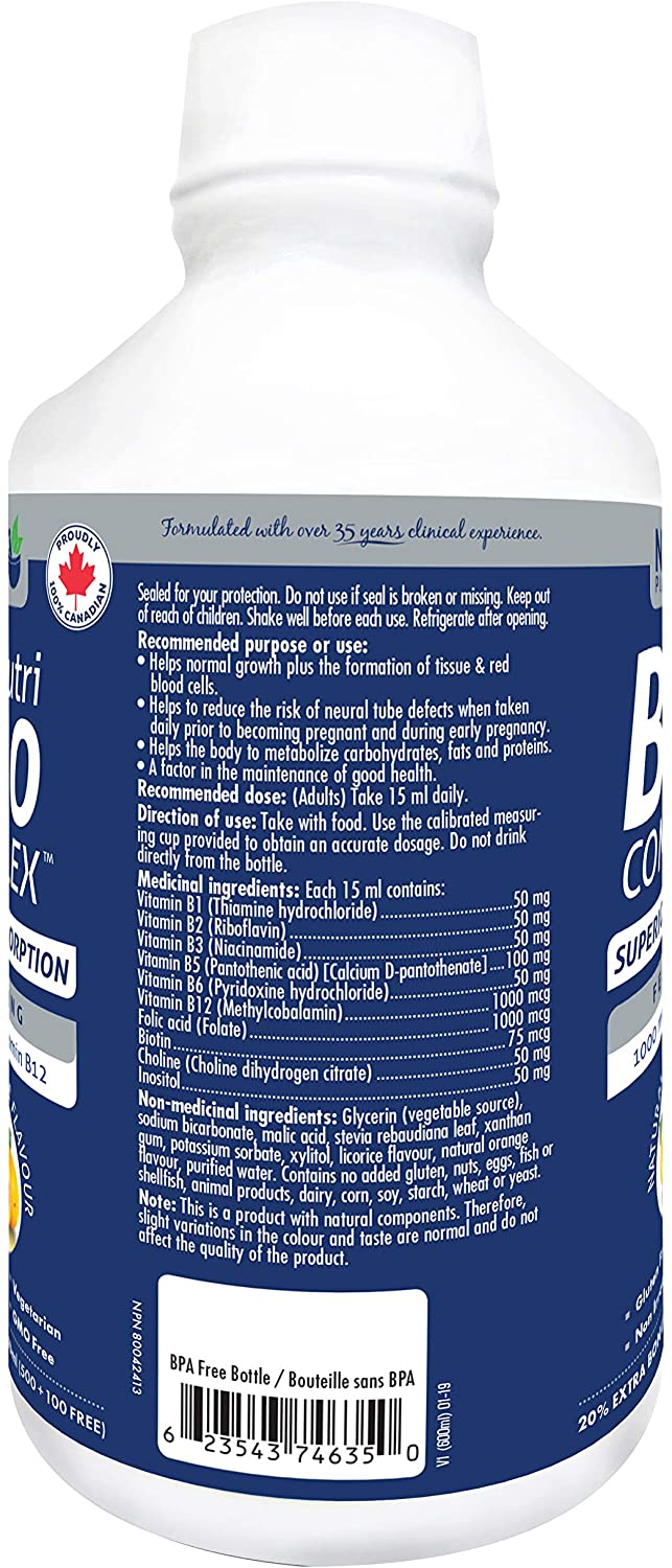 Naka Nutri B50 Complex 1000mcg B12 600mL- NAKA ORIGINAL-The Health Store- Default Title