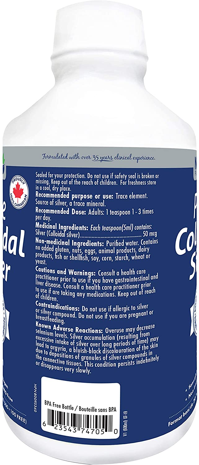 Naka Pure Colloidal Silver 600mL- NAKA ORIGINAL-The Health Store- Default Title