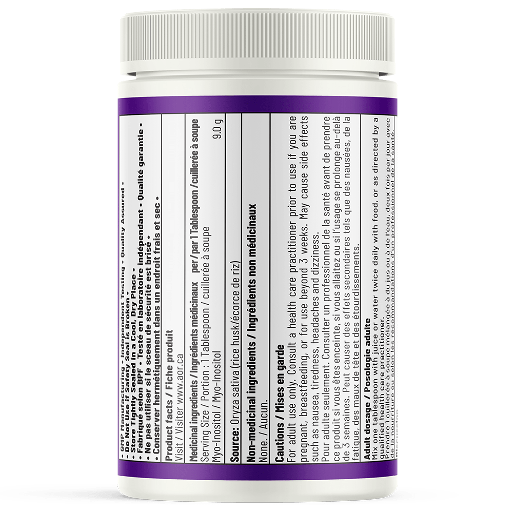 AOR Inositol 500g 56 Servings- AOR-The Health Store- Default Title