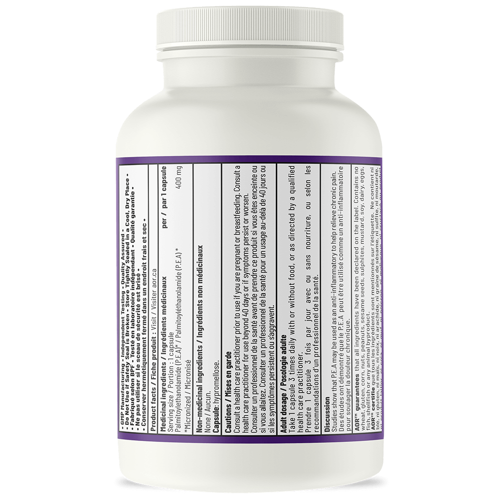 AOR P.E.A Activate 400mg 90 Caps