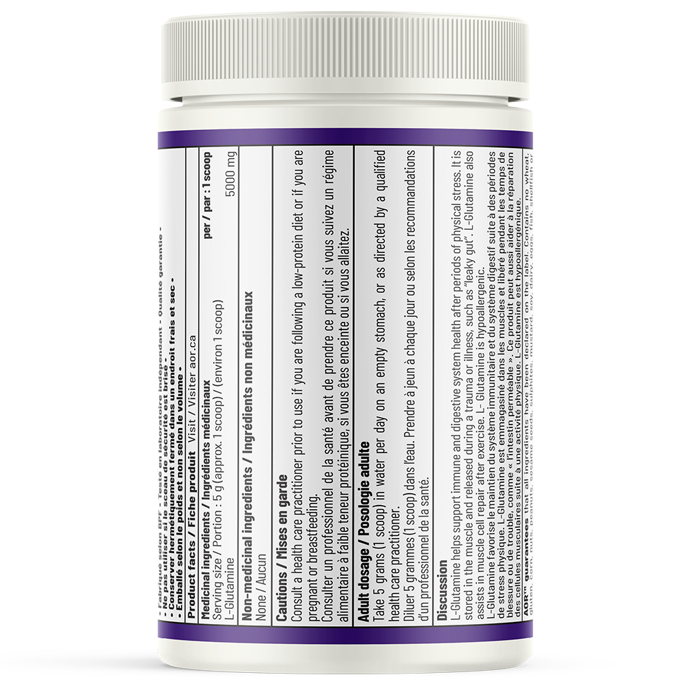 AOR L-Glutamine Powder 90 Servings/450g- AOR-The Health Store- Default Title