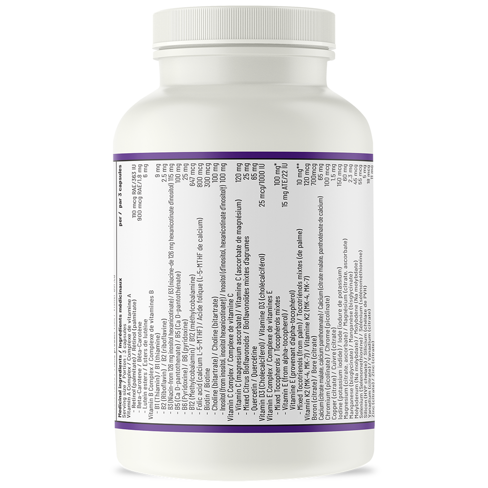 AOR Multi Basics 3 Multi-Vitamin & Mineral 180 Caps- AOR-The Health Store- Default Title