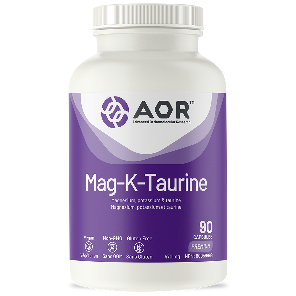 AOR Mag-K-Taurine 90 Caps- AOR-The Health Store- Default Title