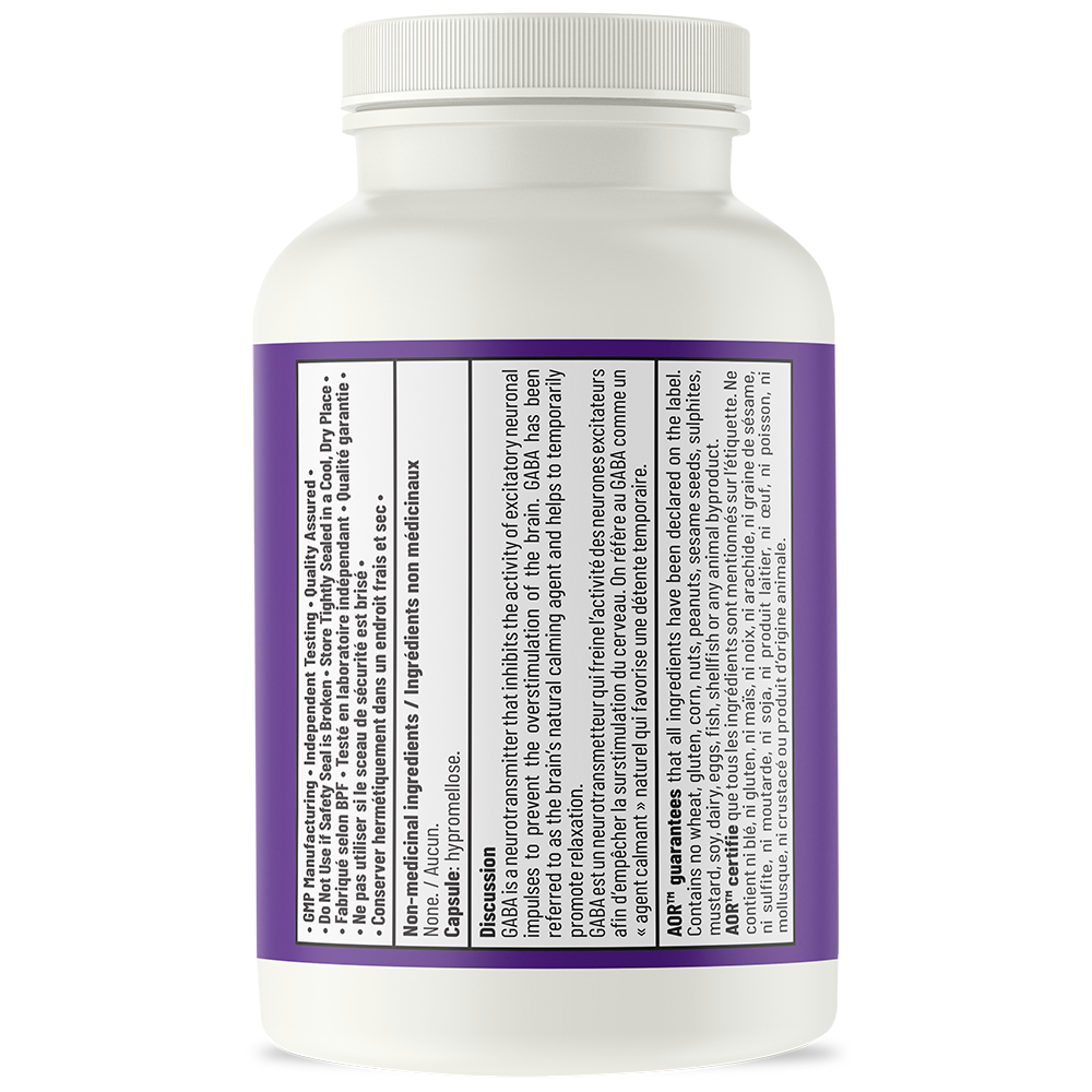 AOR Gaba 600mg 60 V Caps- AOR-The Health Store- Default Title