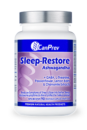 Canprev Sleep-Restore Ashwagandha 90 V Caps- CANPREV-The Health Store- Default Title