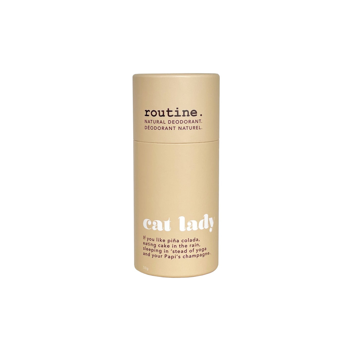 ROUTINE Natural Deodorant Stick Cat Lady 50g- PURITY LIFE-The Health Store- Default Title