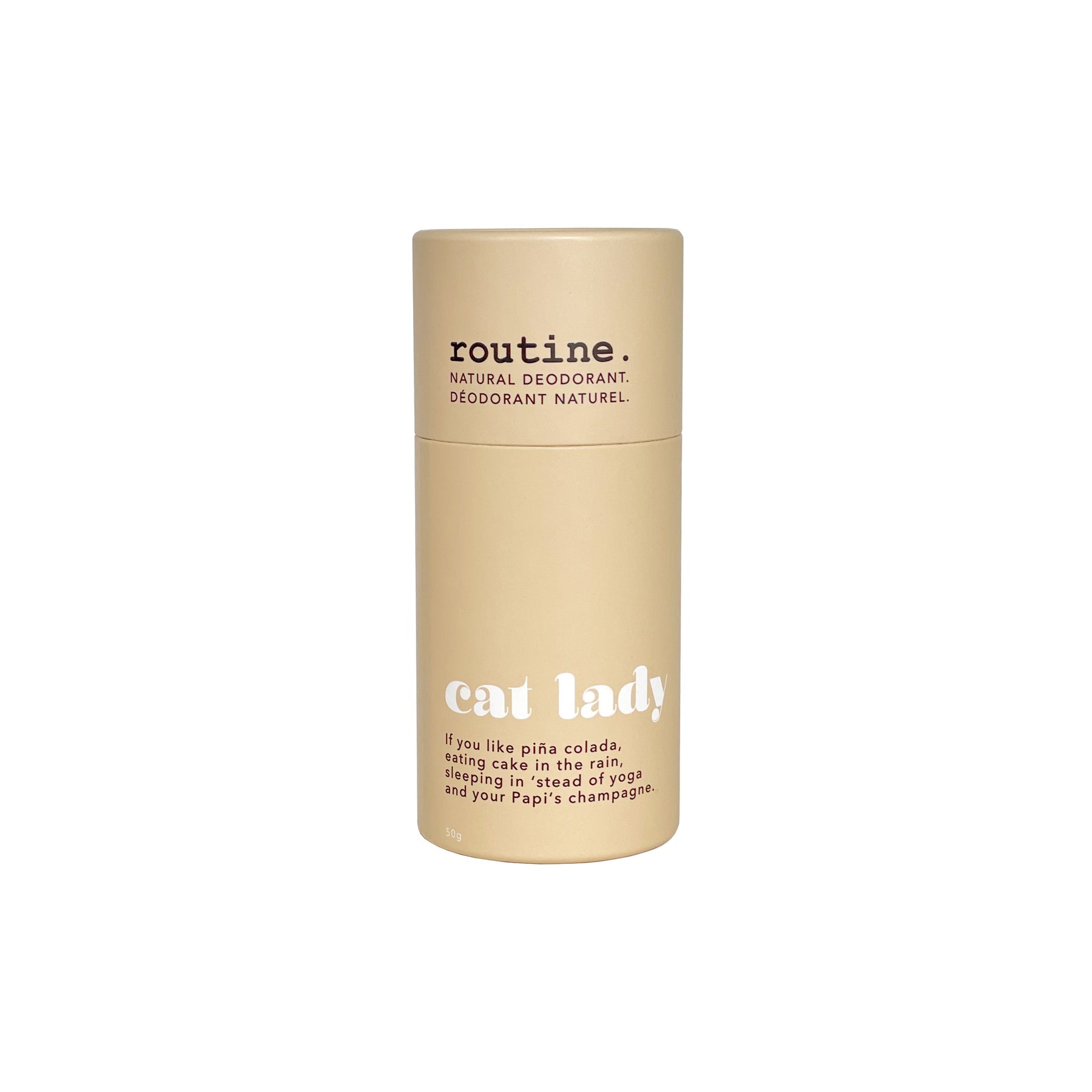 ROUTINE Natural Deodorant Stick Cat Lady 50g- PURITY LIFE-The Health Store- Default Title