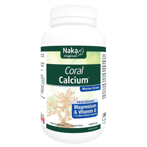 Naka Coral Calcium with Magnesium & Vitamin D 180Capsules- NAKA ORIGINAL-The Health Store- Default Title