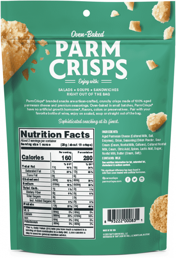 PARM Crisps Sour Cream & Onion 50g- KASSELER FOOD PRODUCTS INC-The Health Store- Default Title