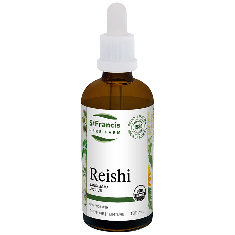 St. Francis Reishi Tincture 100mL- ST FRANCIS HERB FARM-The Health Store- Default Title