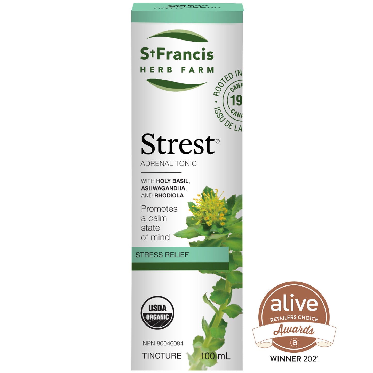 St. Francis Strest Adrenal Tonic 100mL- ST FRANCIS HERB FARM-The Health Store- Default Title