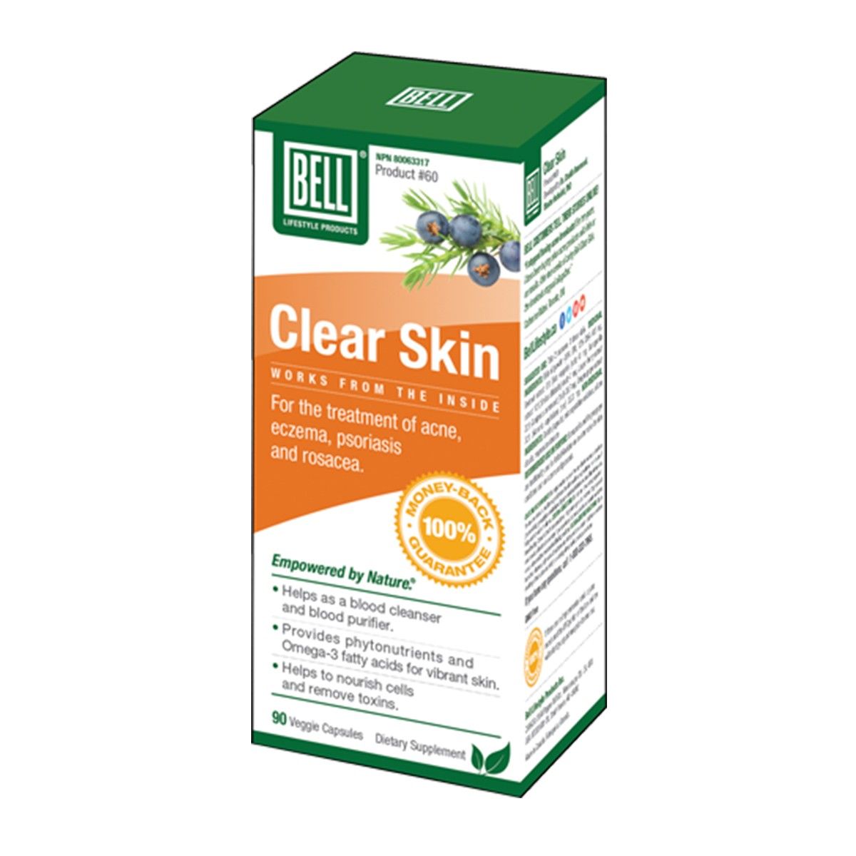 Bell Clear Skin 90 V Caps