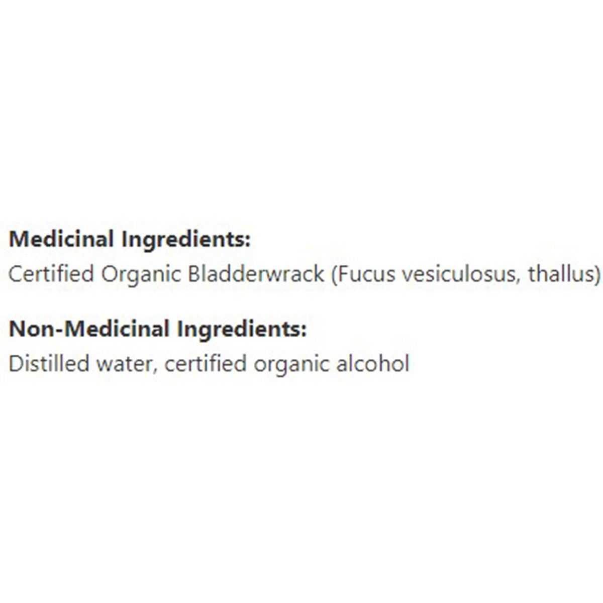 St. Francis Bladderwrack Fucus 50mL- ST FRANCIS HERB FARM-The Health Store- Default Title