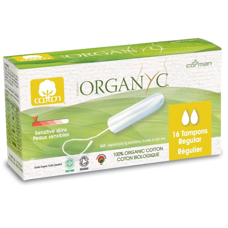 Organ(y)c Tampons Regular 16 Pack- PURITY LIFE-The Health Store- Default Title