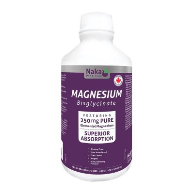 Naka Magnesium Bisglycinate 250mg 600mL- NAKA ORIGINAL-The Health Store- Default Title