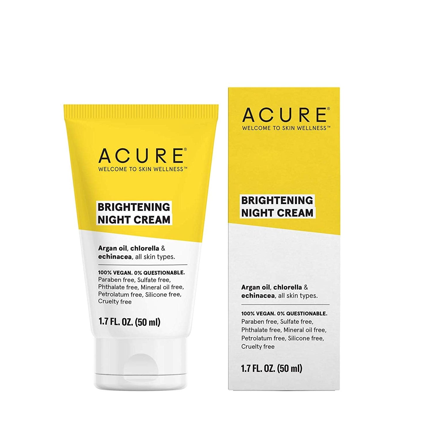 ACURE BRIGHTENING NIGHT CREAM 50mL- PURITY LIFE-The Health Store- Default Title