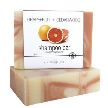 Jill Grapefruit + Cedarwood Shampoo Bar 130g- PURITY LIFE-The Health Store- Default Title
