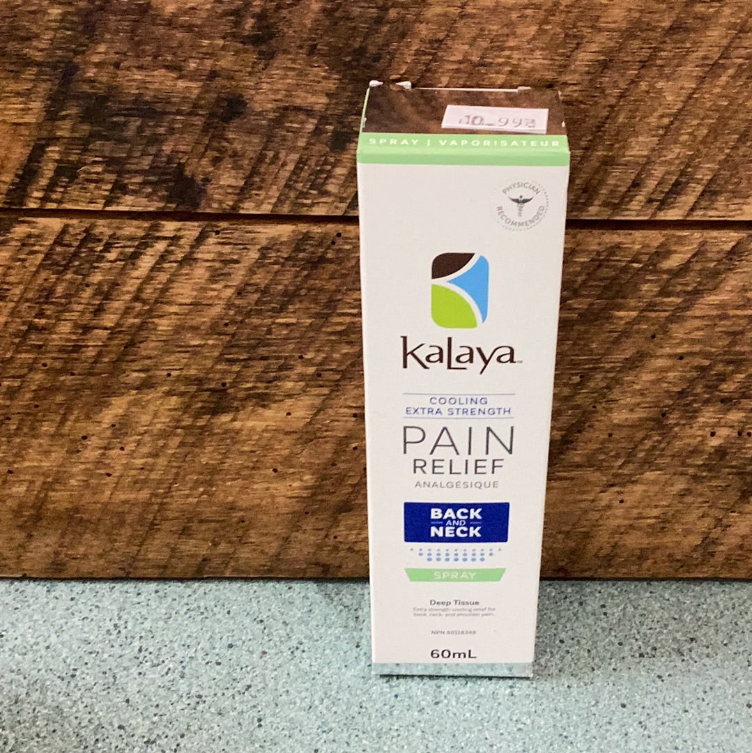 KaLaya Extra Strength Cooling Pain Relief Spray for Back & Neck