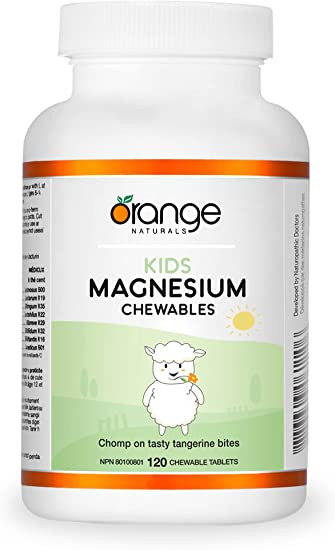 Orange Naturals Kids Magnesium Chewables 120- CANPREV-The Health Store- Default Title
