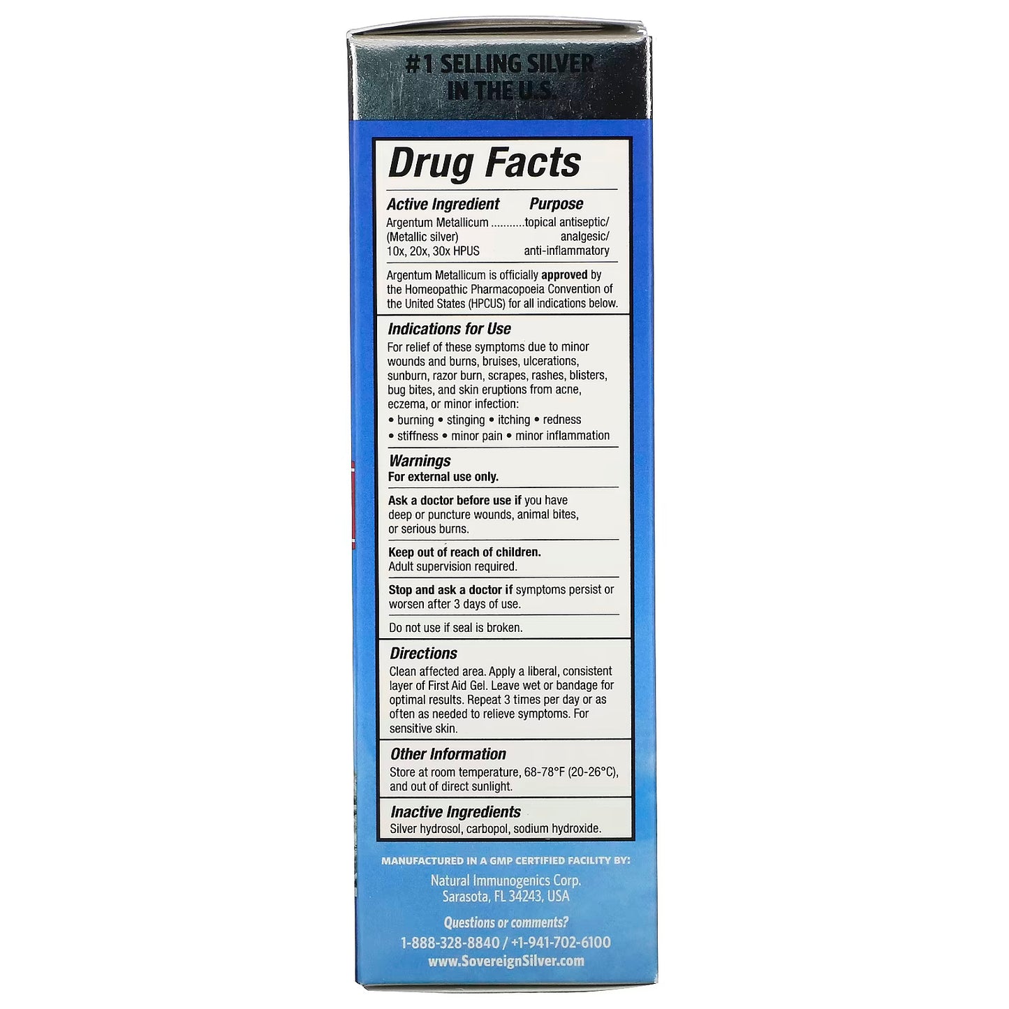 SOV Topical Healing First Aid Gel 59mL- PURITY LIFE-The Health Store- Default Title