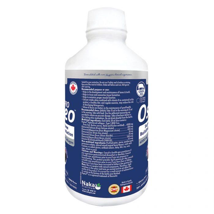Naka Pro Osteo Bone Building Formula 4000mg Pepten Collagen 600mL- NAKA ORIGINAL-The Health Store- Default Title