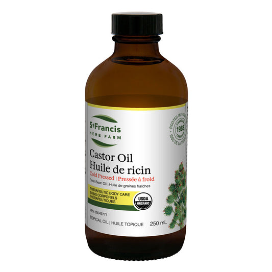 St. Francis Castor Oil 250mL- ST FRANCIS HERB FARM-The Health Store- Default Title
