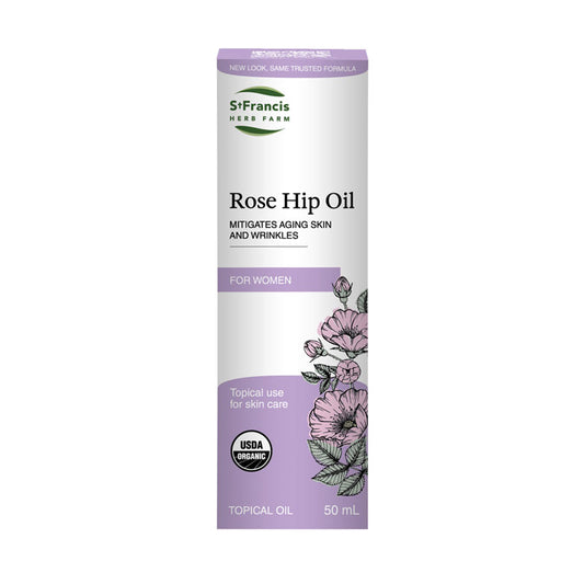 St. Francis Rose Hip Oil 50mL- ST FRANCIS HERB FARM-The Health Store- Default Title