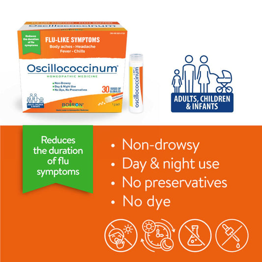 Boiron OSCILLOCOCCINUM HOMEO 30DOSES- BOIRON-The Health Store- Default Title