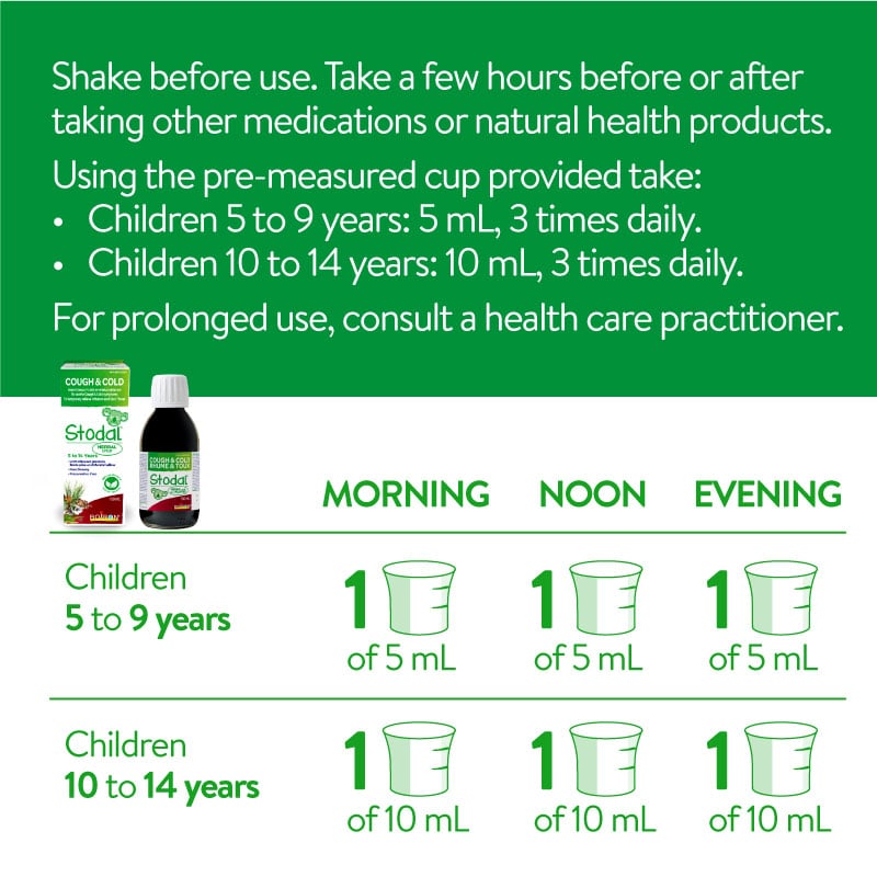 Boiron Stodal Herbal 5-14 years 150ml- BOIRON-The Health Store- Default Title