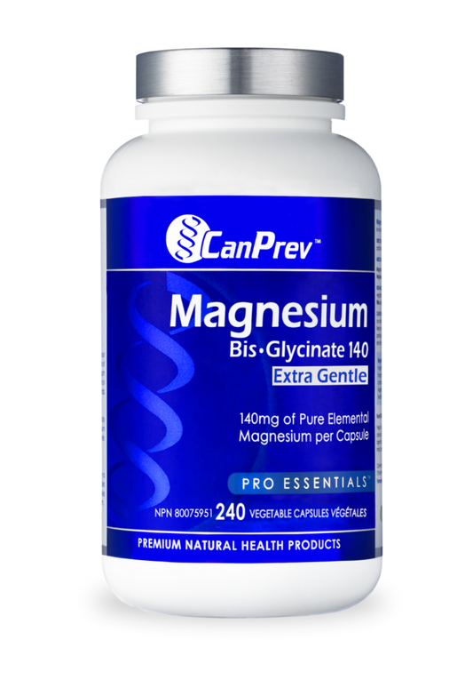 CanPrev Magnesium Bis-Glycinate Extra Gentle140mg 240 caps