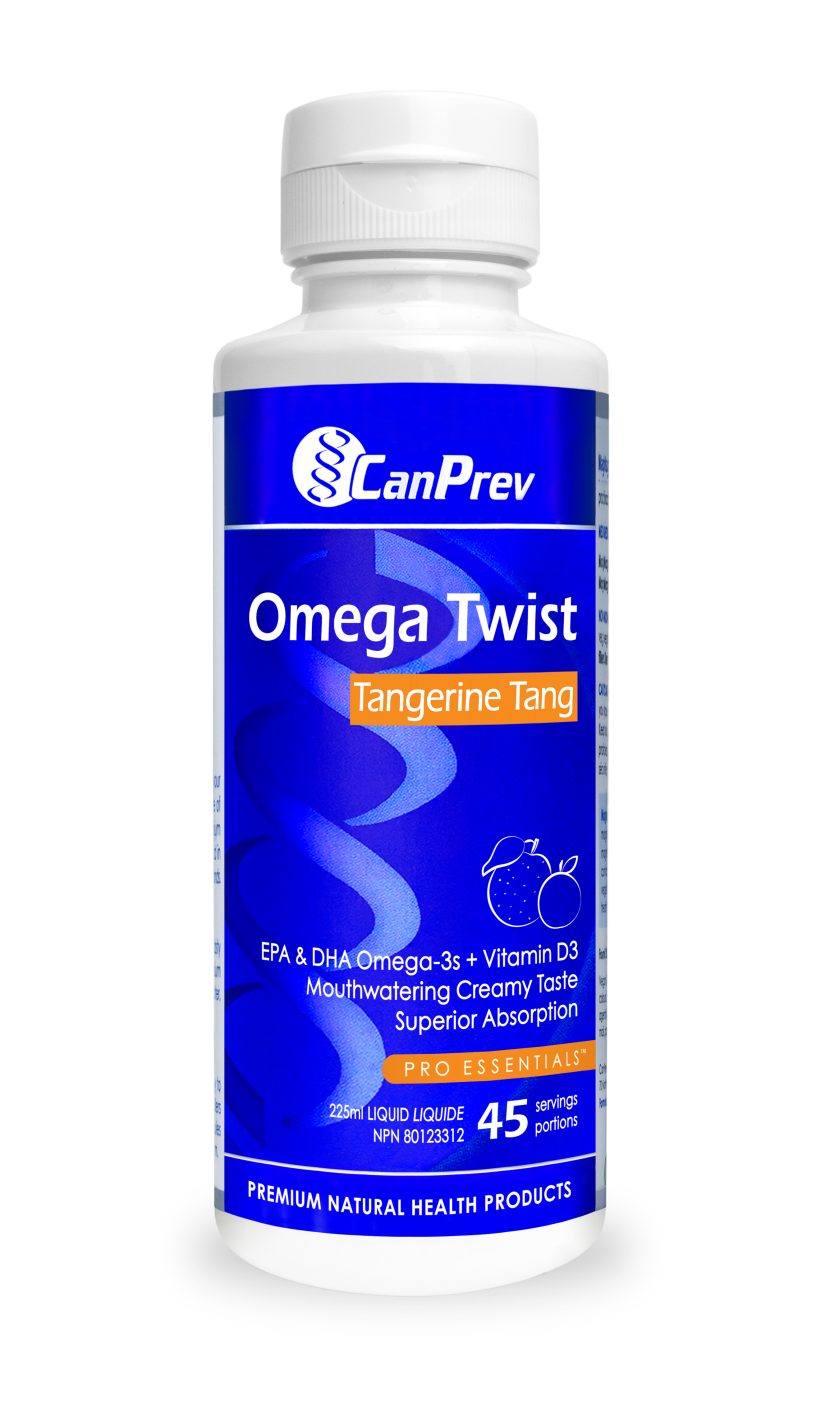 CanPrev Omega Twist Tangerine Twist 225ml- CANPREV-The Health Store- Default Title