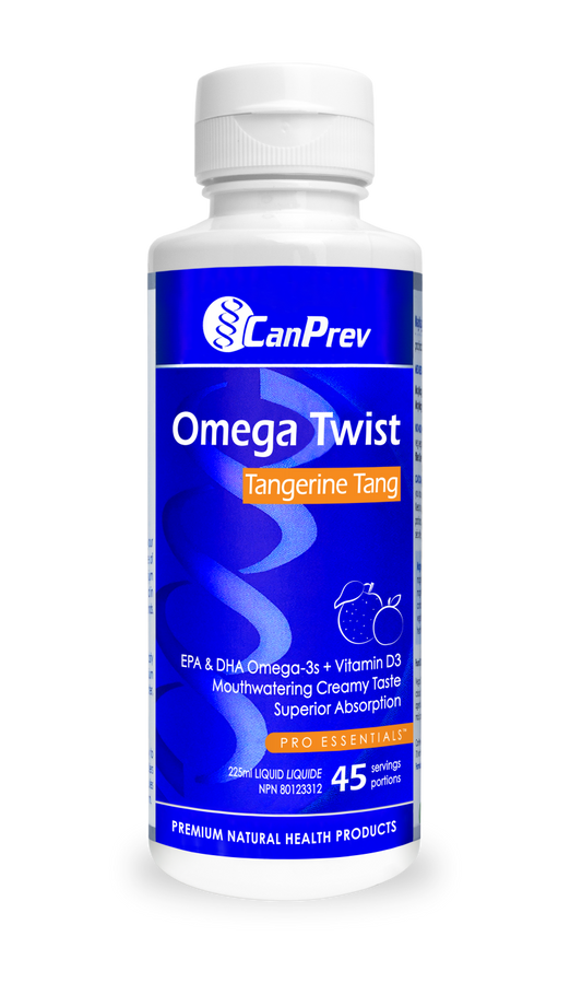 CanPrev Omega Twist Tangerine Twist 225ml- CANPREV-The Health Store- Default Title