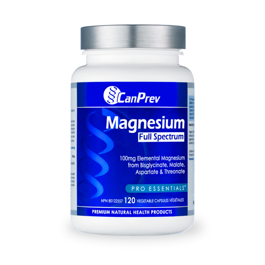 CanPrev Magnesium Full Spectrum 120 vcaps- CANPREV-The Health Store- Default Title