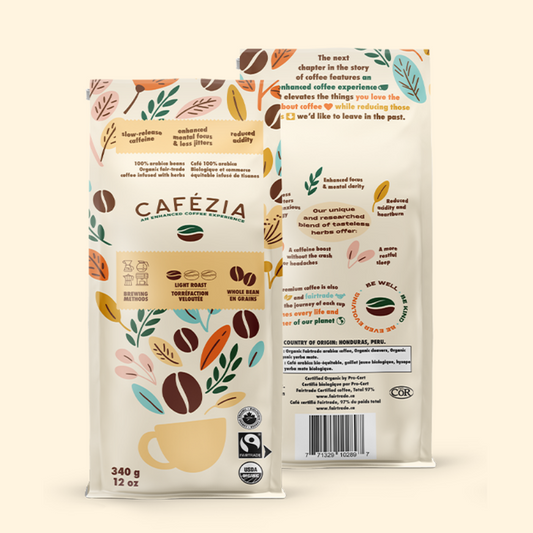 Cafézia Light Roast Ground Coffee 340g