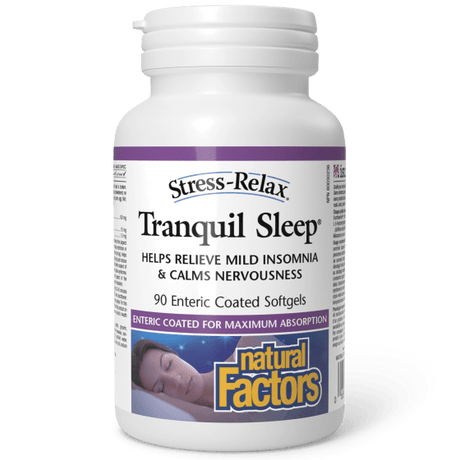 Natural Factors Tranquil Sleep Enteric Coated 90 Softgels