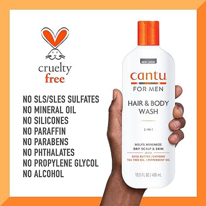 Cantu Men 2in1 Hair & Body Wash- The Health Store-The Health Store- Default Title
