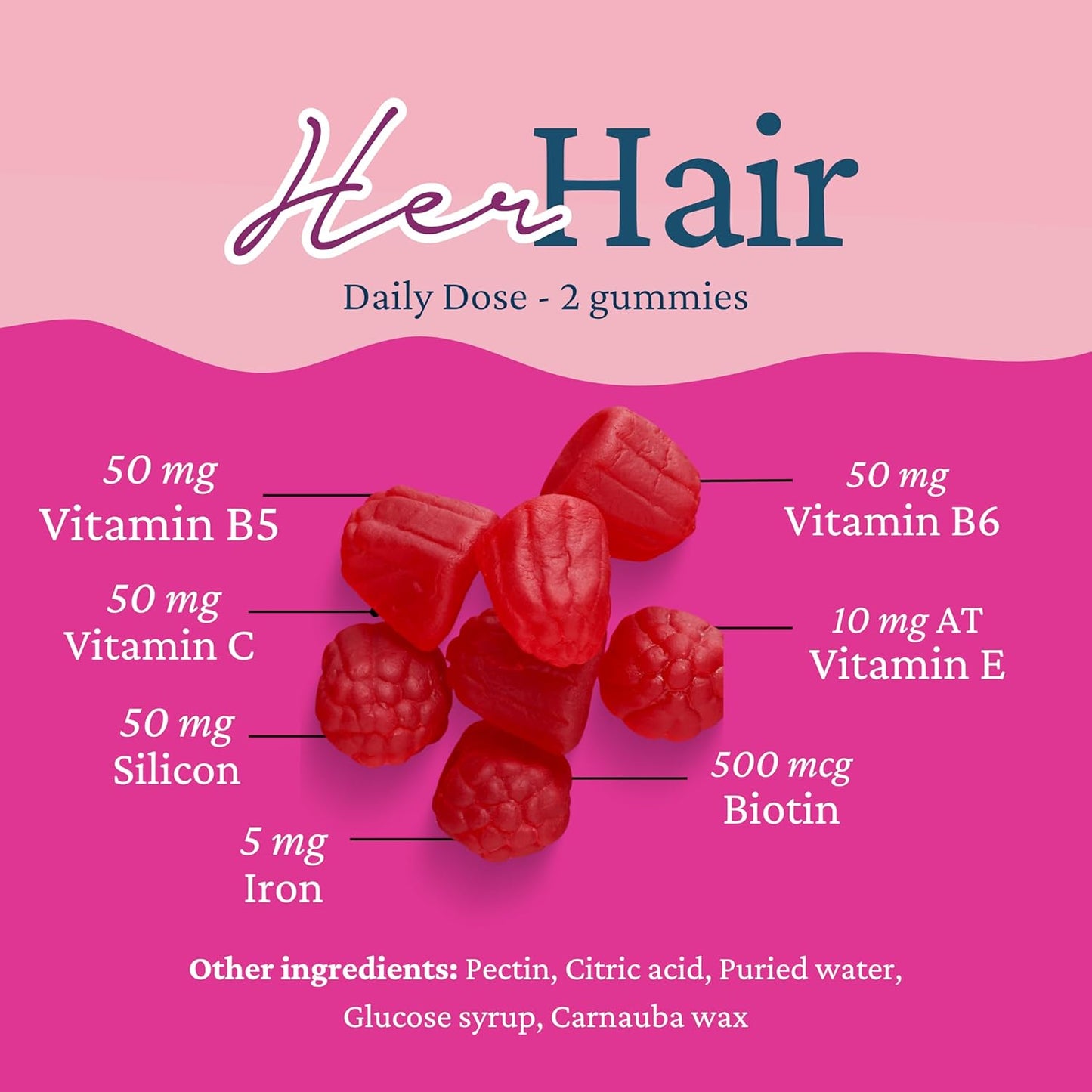 Nanton Her Hair 60 gummies- NANTON NUTRACEUTICALS LTD-The Health Store- Default Title
