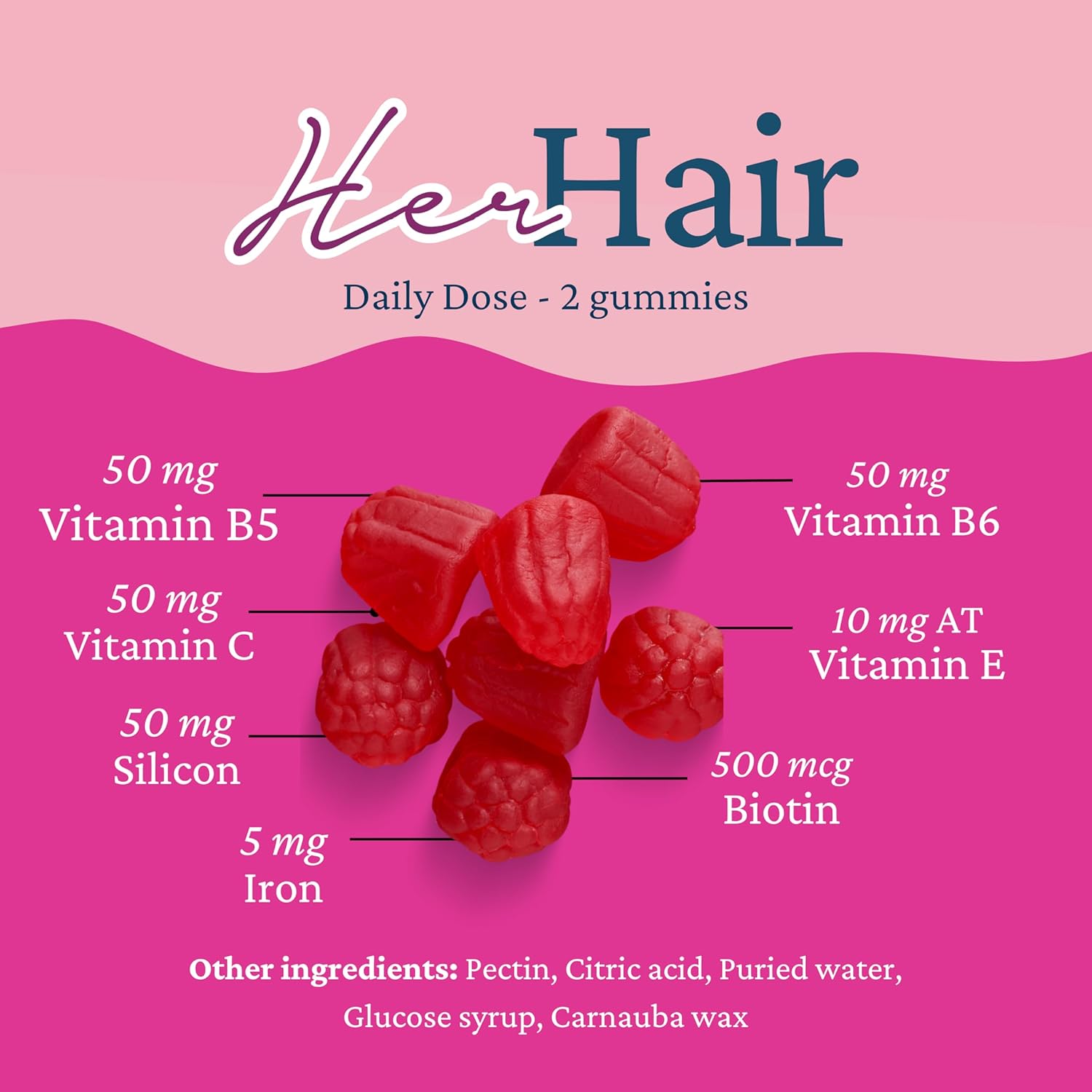 Nanton Her Hair 60 gummies- NANTON NUTRACEUTICALS LTD-The Health Store- Default Title