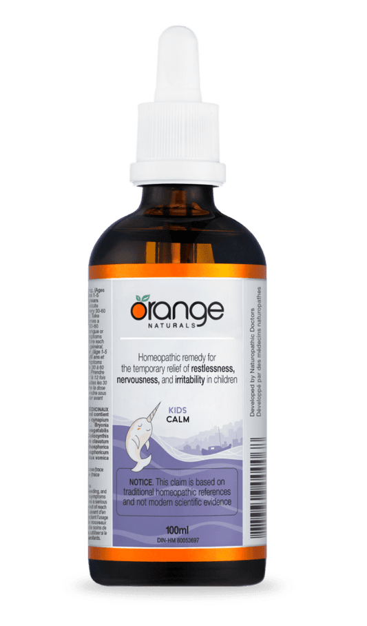 Orange Naturals Calm for Kids 100mL- CANPREV-The Health Store- Default Title
