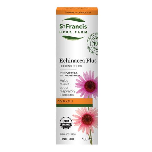 St. Francis Echinacea 2+ for Colds 50mL- ST FRANCIS HERB FARM-The Health Store- Default Title