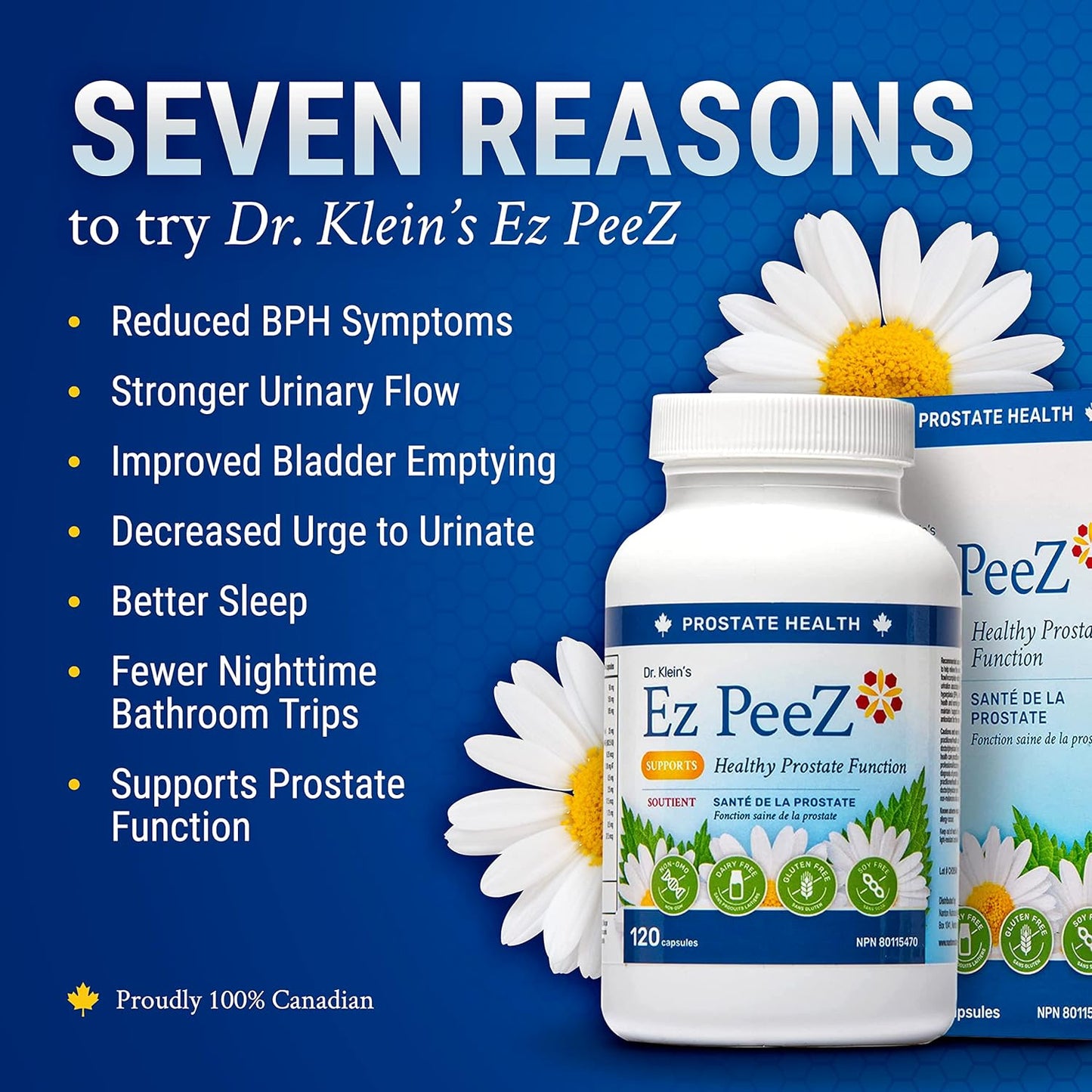 Dr. klein's Ez Peez Prostate Health 120 Caps- NANTON NUTRACEUTICALS LTD-The Health Store- Default Title