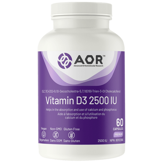 AOR Vitamin D3 2500IU- AOR-The Health Store- Default Title