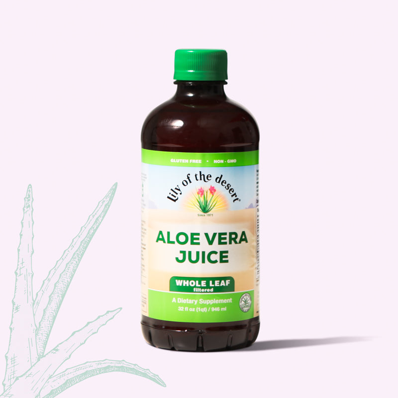 Lily of the Desert Aloe Juice - Whole Leaf 473 mL- PURE SOURCE-The Health Store- Default Title