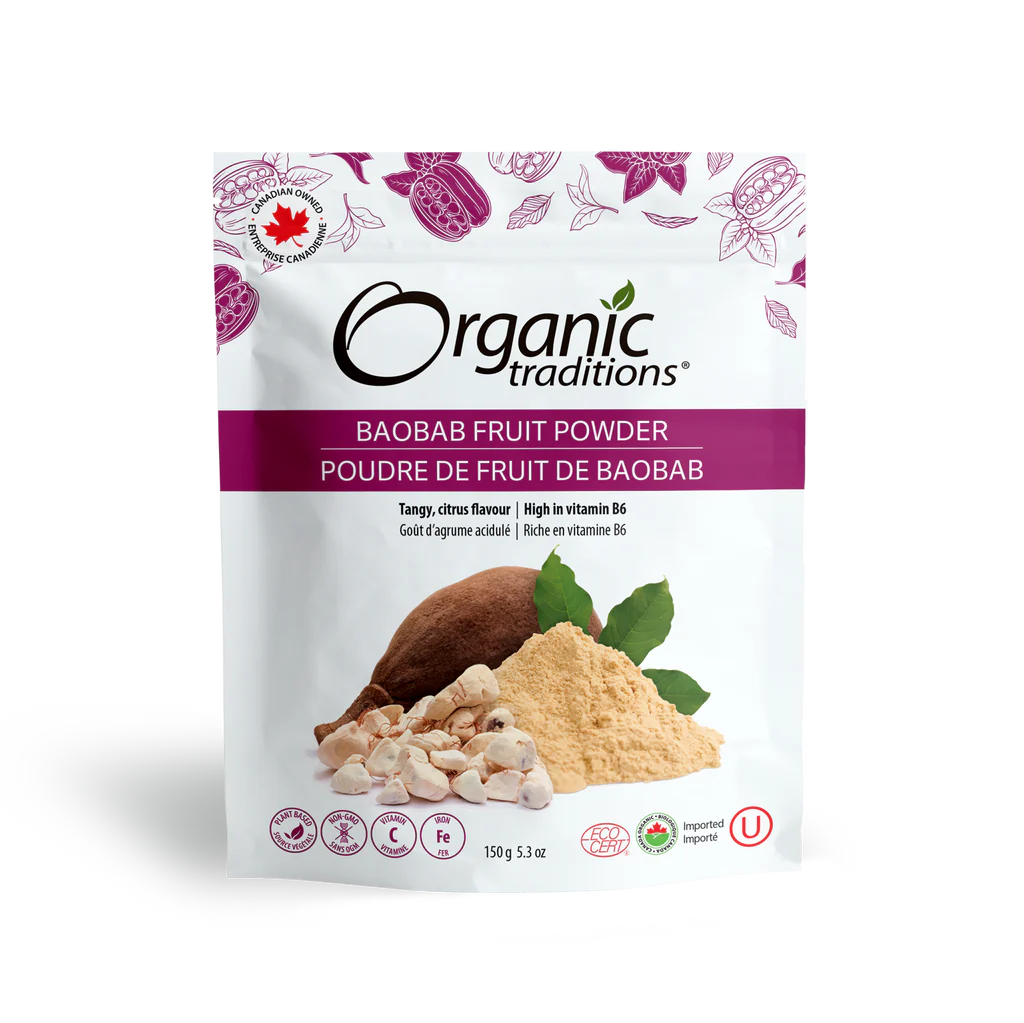 Organic Traditions Baobab Fruit Powder 150g