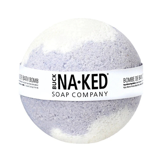 Buck Naked Lemon + Lavender Salt Bath Bomb