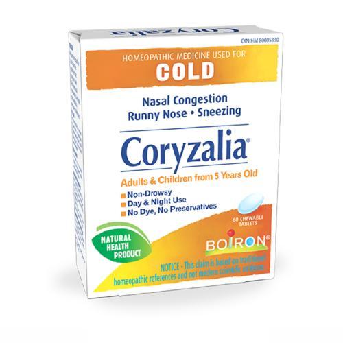 Boiron Coryzalia Cold Remedy 60Chewable Tablets- BOIRON-The Health Store- Default Title